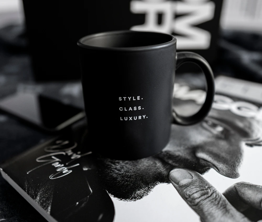 Black Coffee mug